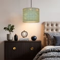 thumbnail image 5 of Linen Drum Lampshades Elegant Coastal Nautical Vintage Marine Elements Design 13"x13"x10" Light Shade for Table Lamps Floor Lamp Shades Lampshade Replacement Assembly Required, 5 of 8