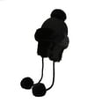 thumbnail image 4 of BXJX Warm Beanie Hats for Women- Ski Cap Fleece Lined Beanie Earmuffs Knit Cuffed Warm Winter Caps Black Size Free Size, 4 of 6