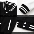 thumbnail image 2 of ZHENGLM Twenty One Pilots Baseball Jacket Long Sleeve Sweatshirt Baseball Jacket Unisex, 2 of 3