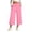 Pink, variant on High Waisted Pants for Women High Waist Solid Color 9/10 Wide Leg Plus Size Pants