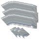 thumbnail image 3 of 100pcs Myr Bolsas de Papel de Aluminio Soledad Doble Cara 15x22cm, 3 of 6