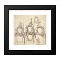 thumbnail image 2 of Carlo Marchionni 22x20 Black Modern Framed Museum Art Print Titled - Design for Festival Decorations on the Bases of Piers (1702-86), 2 of 5