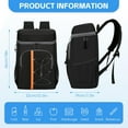 thumbnail image 4 of czcpp-Cooler Backpack, 32 Cans Insulated Backpack Cooler, Large Leakproof Cooler Bag, Beach Travel Camping Lunch Backpack, 4 of 4