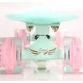 thumbnail image 3 of LMAI 22'' Cruiser Skateboard Graphic Mini Complete Skateboard (Light Blue), 3 of 4