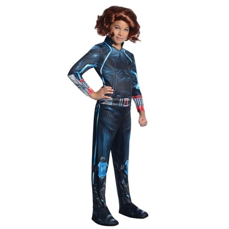 Black Widow Costume Girls-Licensed Marvel Avengers 2