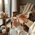 thumbnail image 7 of Hand Knitting Yarn, Combed Cotton Yarn For Crocheting, White Craft Yarn For Diy Projects Scarf Hat Blanket With Gift Ideas For Beginners & Enthusiasts, 7 of 7