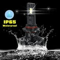 thumbnail image 6 of Alla Lighting Fanless Xtreme Super Bright H8 H9 H11 LED Headlights Bulbs High Beam or Low Beam or Fog Lights Upgrade, 6000K Xenon White Replacement, 6 of 8