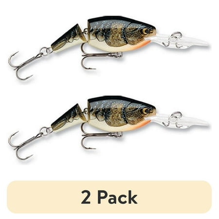 (2 pack) Rapala Jointed Shad Rap 05 Fishing Lure 2 1/4oz Crawdad