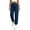 Navy(Great Pants), variant on ZHYou No Boundarie Women's Cargo Pants with Flat Pockets Casual Cuffed Leg Drawstring Elastic Waist Jogger Pants with Pockets,Army Green,Size M