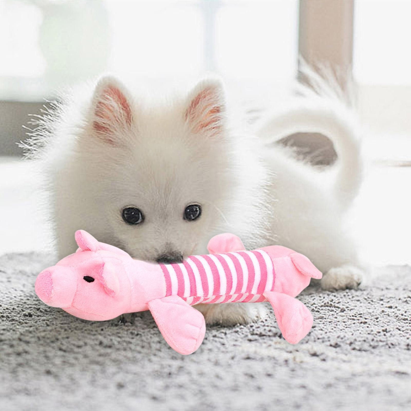 Yuehao Pet Supplies Dog Molar Striped Elephant Sounding Toy Teddy Puppy Large Dog Pet Plush Toy