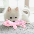 thumbnail image 2 of Juguete para perros con sonido de elefante rayado y molares de perro, osito de peluche, cachorro grande, juguete para mascotas., 2 of 3
