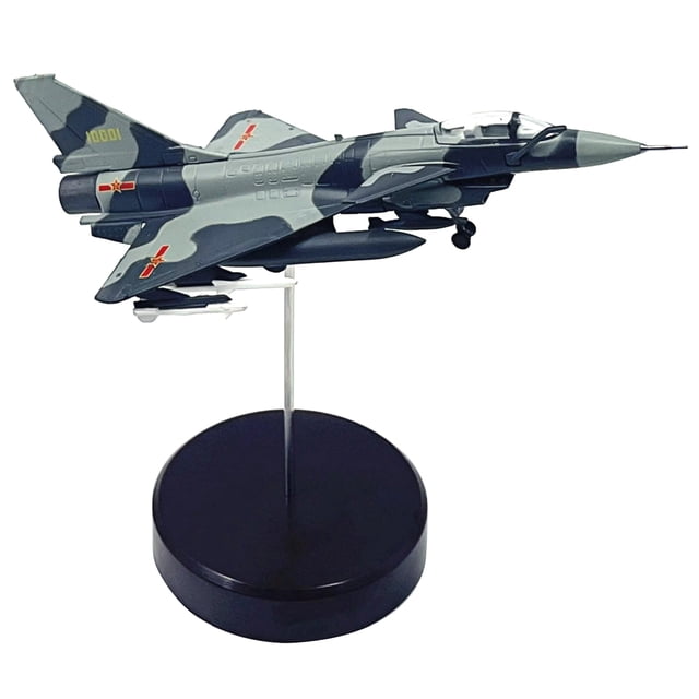JIAHAOO Réplique de Jet de Combat J-10 de Collection Adaptée pour Cadeaux de Fête des Pères et Étagères de Collectionneur d'Avions