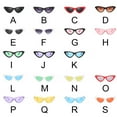 thumbnail image 1 of Women Narrow Sunglasses Fashion UV400 Multi Color Goggles Plastic Frame Eye Protection Glasses, 1 of 7