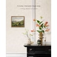 thumbnail image 5 of Drsoum Vintage Landscape Wall Art Classical Painting Mountain Range Valley Nature Wilderness Room Decor - 8x10in Natural Framed, 5 of 6