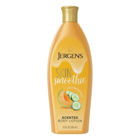 Jergens Hand and Body Lotion, Skin Smoothie Cucumber & Melon Scented Body Lotion, 10 Oz