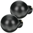 thumbnail image 1 of Leeyneer 2 Pcs Embouts de Tringle à Rideaux Embouts Décoratifs en Fer, 1 of 6