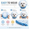 thumbnail image 7 of Adjustable Dog Mesh Head Cover, Face Net for Small Dogs| Prevent eating ground debris, Soft Breathable Mesh Mask, Stretchy Elastic Design, for Outdoor Walks, Park & Travel(Yellow), 7 of 7