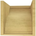 thumbnail image 4 of 12"W x 12"D x 12"H Wide Helena Rough Cedar Woodgrain TimberThane Corbel, Primed Tan, 4 of 6
