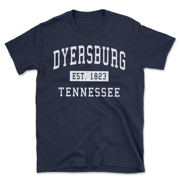 Dyersburg Tennessee Classic Established Men's Cotton T-Shirt