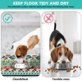 thumbnail image 4 of Pet Feeding Mat Boho Bohemian Nordic Style Artistic Retro Non-Slip Absorbent Waterproof Quick Dry Washable for Under Pet Bowl, 4 of 7