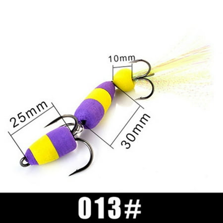 Rooha Fishing Lure Soft Lures Foam Bait Swimbait Floating Jigging Artificial Pike Bait