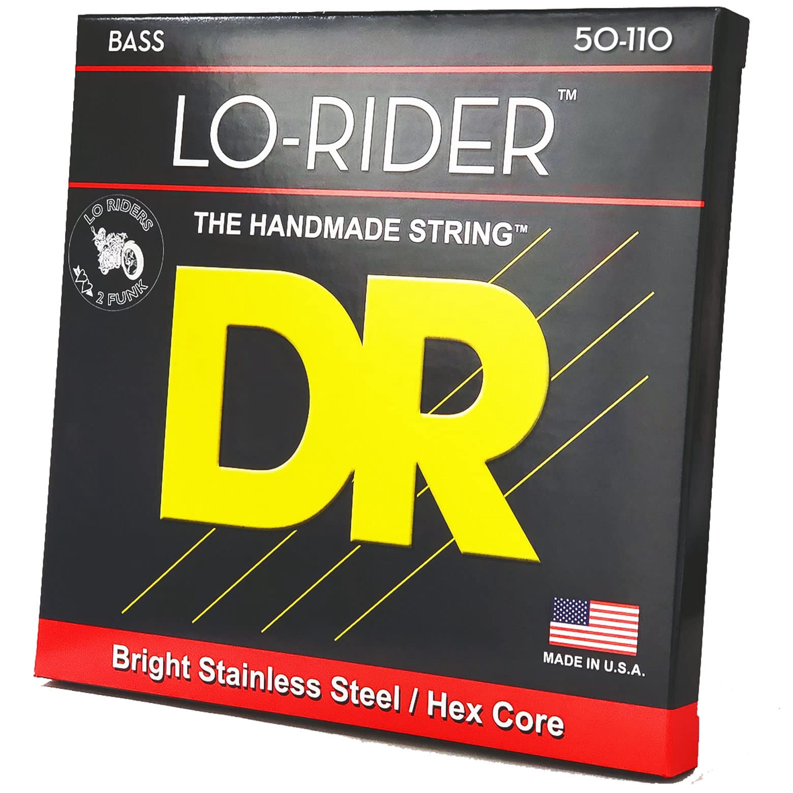 DR Strings Lo-Rider EH-50 Electric Bass Strings (50-110)