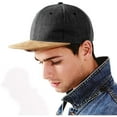 thumbnail image 2 of Beechfield  Faux Suede Peak Snapback Cap, 2 of 3