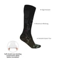 thumbnail image 4 of Lsque The Binding of Isaac Print Women's Men's Novelty 20in Crew Socks Cotton Socks Knee High Socks for Walking,Running,Nurses,Pregnancy, 4 of 6