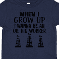 thumbnail image 4 of Inktastic Future Oil Rig Worker Boys or Girls Toddler T-Shirt, 4 of 5