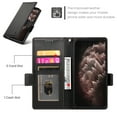 thumbnail image 2 of Allytechgroup for Apple iPhone 12 Pro Max Case Wallet, Retro PU Leather Slim Fit Business Style Magnetic Closure Cards Slots RFID Blocking Phone Case for Women Men, Black, 2 of 6