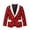 Red1, variant on Christmas Blazer for Kid Boys Vintage Print Jacket Funny Xmas Graphic Blazer (Red1)