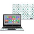 thumbnail image 1 of Carbon Fiber Skin Decal Wrap Compatible With HP Pavilion x360 14" (2017) Teal Designer, 1 of 4
