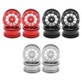 thumbnail image 4 of Ounissouiy Llantas de Metal RCGOFOLLOW, pieza de coche RC, llantas de Metal Rc a prueba de golpes para coches de derrape 1/16 SG SG1603, pieza de Kits de construcción modelo, 4 of 6