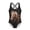 AB31 Black, variant on Tisuna Girls One Pieces Swimsuit Child Cartoon Print Sleeveless Suspender Swimwear Breathable Stretchy Little Youth Girls Beach Pool Bathing Suit Khaki Size 9-10 Years