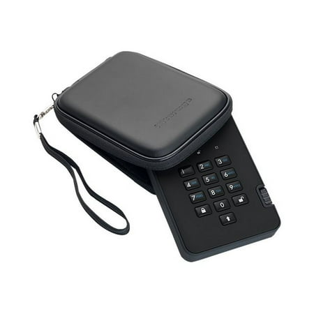 iStorage - diskAshur² 1TB USB 3.2 Gen 1 Portable SSD with Hardware Encryption - Black