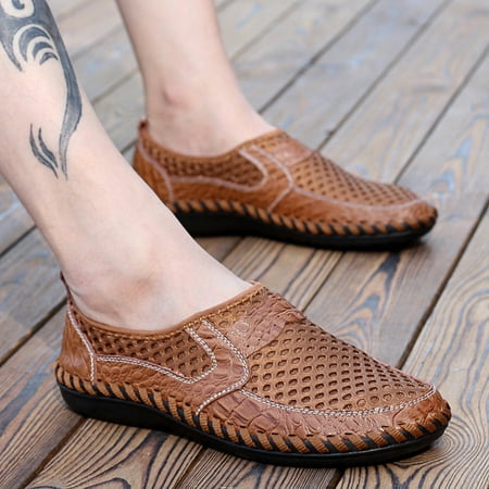 

FAIZE For Men s Outdoor Activities Men s Mesh Breathable Sandals With Adjustable Buckle Comfy Non Slip Durable Rubber Sole Shoes-44
