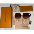 thumbnail image 1 of Louis Vuitton LV Charm Square Sunglasses Z1714U Sold Out Rare, 1 of 6