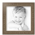 thumbnail image 2 of ArtToFrames 10" x 10" Silver Victorian Emboss Picture Frame, 10x10 inch Silver Wood Poster Frame (WOM-5082), 2 of 7