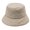 Khaki, variant on Autumn And Winter Folder Cotton Basin Cap, Pure Color With Rhombic Lattice Fisherman Cap, Fashion Flat Top Warm Cap