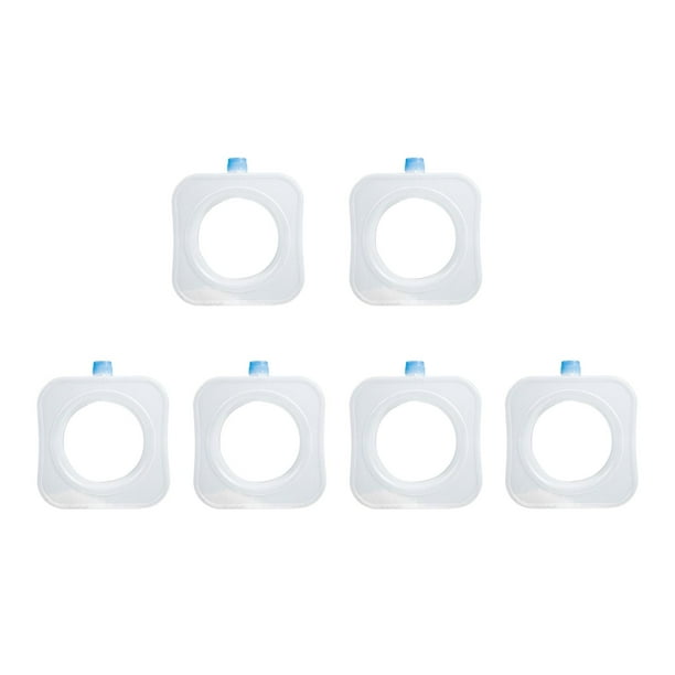 Paquete de 6 bloques de hielo para bolsas térmicas: paquetes de hielo duraderos para exteriores 135 cm x 115 cm x 4 cm