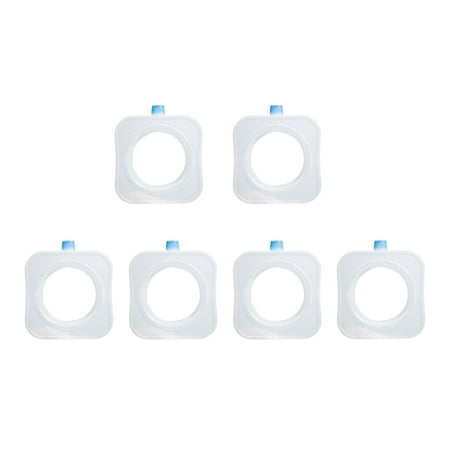 6 Pieces Ice Pack Freezer Packs Lightweight that Simply Stays for Longer Ice Blocks Freezer Blocks for Fishing Hiking Outdoors , 13.5cmx11.5cmx4cm
