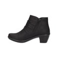 thumbnail image 2 of Easy Street Stroll Women's Ornamented Ankle Boots Color: Navy Size: 8, 2 of 3