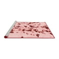 thumbnail image 2 of Ahgly Company Machine Washable Indoor Rectangle Abstract Red Modern Area Rugs, 7' x 9', 2 of 4