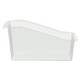 thumbnail image 3 of Storex Large Plastic Book Bin, Desktop Organizer for Classrooms, Offices, and Home Storage, Clear, 3 of 6