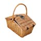 thumbnail image 2 of Cesta de mimbre para picnic, cesta de flores, cesta de mano resistente para el campo, cesta de almacenamiento, cesta tejida a mano para fiestas, bodas, 2 of 9
