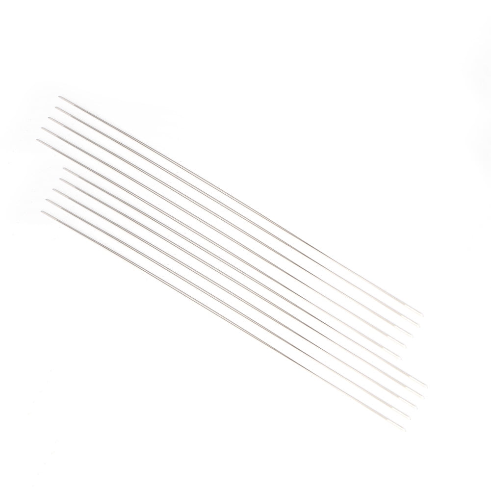HeroNeo 10x Big Eye Curved Beading Needles For DIY Bracelet Necklace Stringing 125x0.6mm