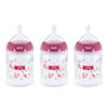 NUK Wide-Neck Bottles 0+m, 5 oz, 3-Pack