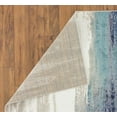 thumbnail image 7 of Luxe Weavers Coastal Abstract Blue 5x7 Area Rug, Stain-Resistant Living Room Carpet, 7 of 7
