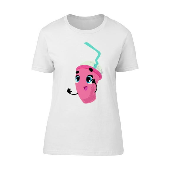 Cute And Funny Smoothie Glass Tee Women's -Image by Shutterstock