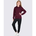 thumbnail image 4 of 3 Pack: Girls' Soft Brushed Fleece Pullover Hoodie Sweatshirt With Kangaroo Pocket (Ages 7-16), 4 of 5